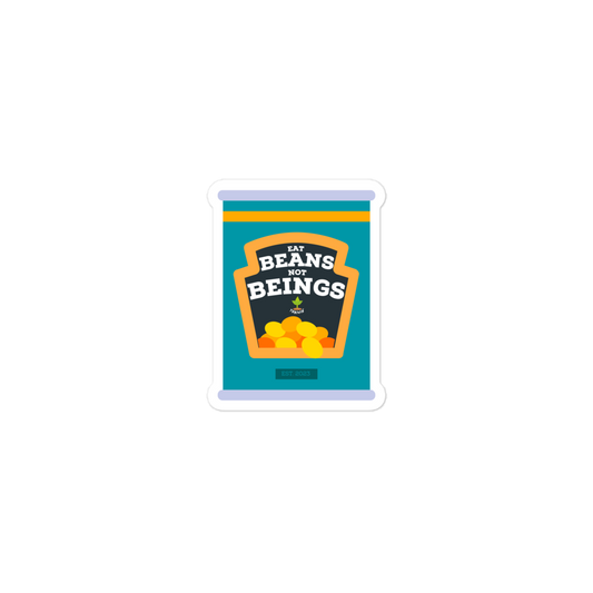 Bubble-free Eat Beans Stickers
