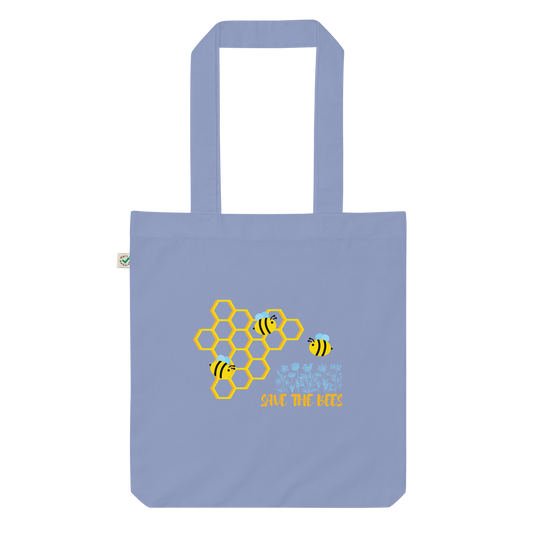 Save The Bees Organic Tote Bag